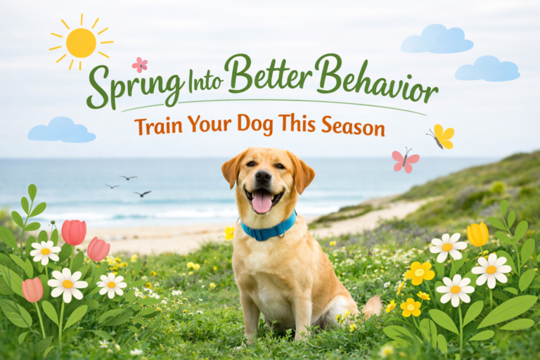 Spring Into Better Behavior: Why It’s the Perfect Season to Train Your Dog